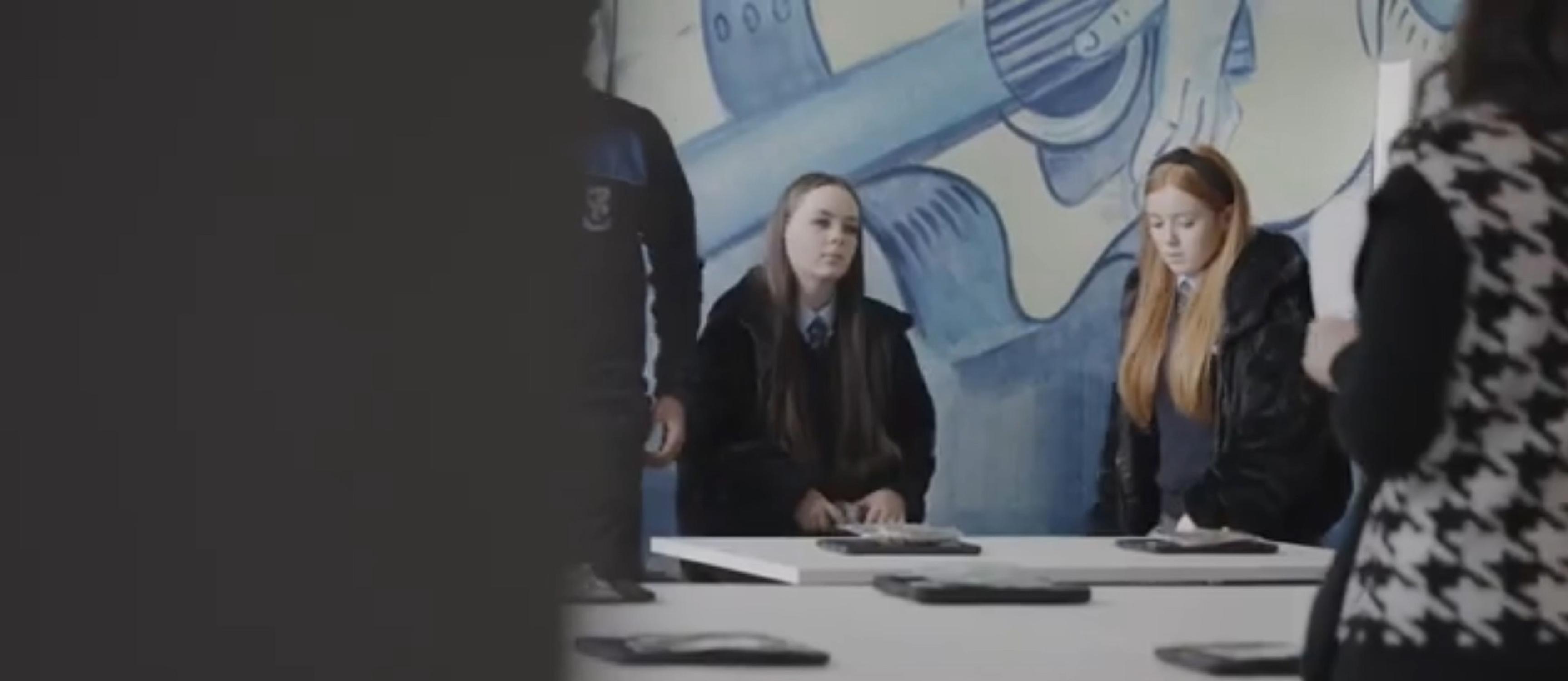 Young people in a classroom